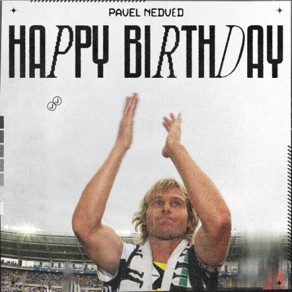 尤文吏方晒海报祈福内德维德53岁诞辰，出场327次孝敬65球80助攻