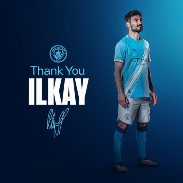 罗马诺再次证实：曼城是免费放走京多安，从简了两个月工资