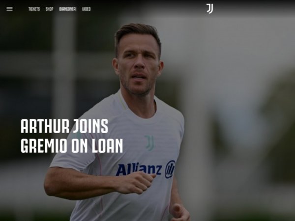 尤文臣方：阿图尔租出加盟巴西球队格雷米奥