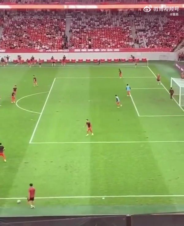 董路晒U22国足赛前稽察视频：他们能踢出漂亮的大地传控？