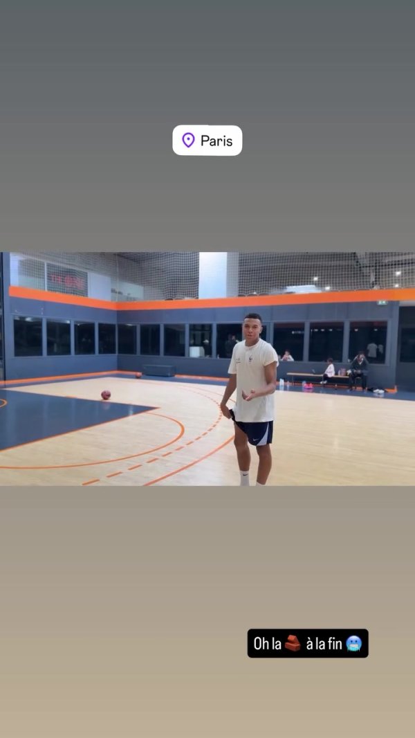 神龟尖叫！姆巴佩挑战连进3个3分球，梅开二度后戴帽失败厄运大叫