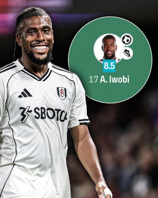 大腿发达！伊沃比破门+精妙助攻助富勒姆逆转，队友耸峙从容劝慰