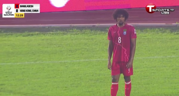 归化是真有效！蓝狐悍将乔杜里自便球破门，孟加拉国逾越中国香港