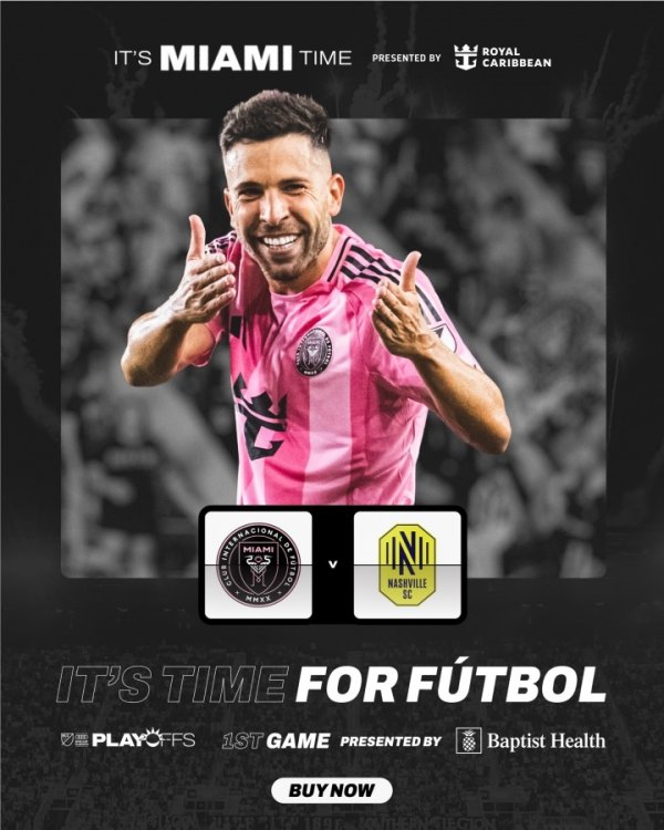 梅西冲冠！好意思职联东区季后赛首轮对阵：第3迈阿密vs第6纳什维尔