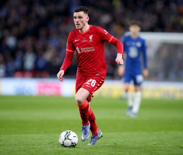 罗伯逊替补登场已矣利物浦生计350场里程碑，孝顺12球68助攻