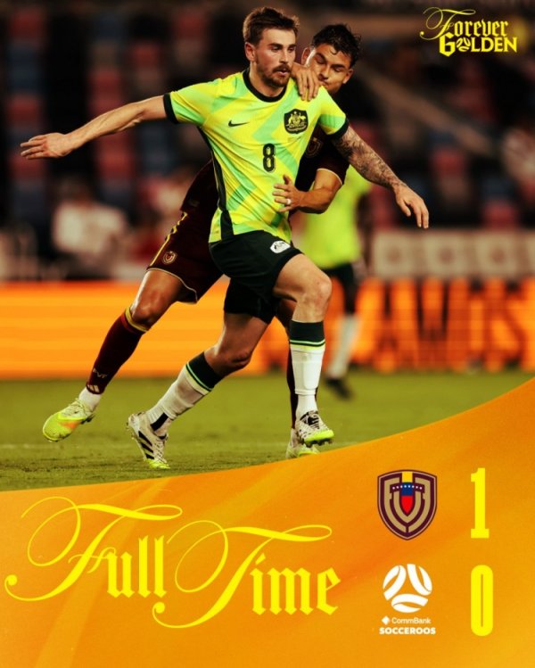 委内瑞拉友谊赛1-0打败澳大利亚，热苏斯·拉米雷斯攻入制胜球