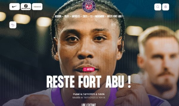 对日本时重伤！图卢兹官方：中场阿布赛季报销，极可能无缘宇宙杯