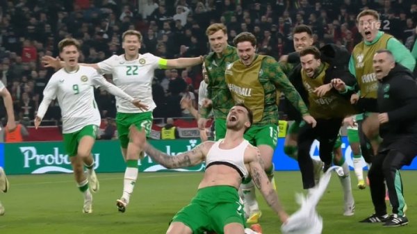 景色火热！爱尔兰前卫帕洛特近两场世初赛进5球，助球队进附加赛